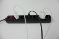 Cords for charging a phone connected