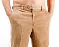 Corduroy trousers Royalty Free Stock Photo