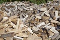 Cordwood in pile for sale Royalty Free Stock Photo