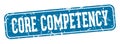core competency rectangular sign. core competency stamp Royalty Free Stock Photo