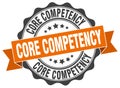 core competency seal. stamp Royalty Free Stock Photo