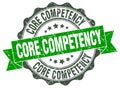 core competency seal. stamp Royalty Free Stock Photo