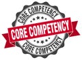core competency seal. stamp Royalty Free Stock Photo