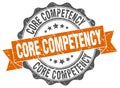 core competency seal. stamp Royalty Free Stock Photo