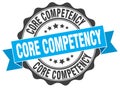 core competency seal. stamp Royalty Free Stock Photo