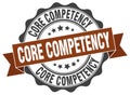core competency seal. stamp Royalty Free Stock Photo