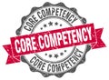 core competency seal. stamp Royalty Free Stock Photo