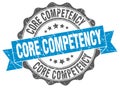 core competency seal. stamp Royalty Free Stock Photo
