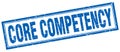 core competency stamp Royalty Free Stock Photo