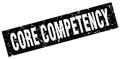 core competency stamp Royalty Free Stock Photo