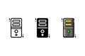 Core components on the computer can be covered with the chassis