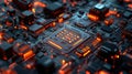 core looping processor socket Royalty Free Stock Photo