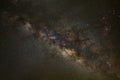 Core of Milky Way. Galactic center of the milky way Royalty Free Stock Photo