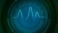 Core of sound wave pulse icon