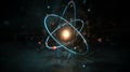Core Spark: Visualizing an Atomic Particle. Generative AI Royalty Free Stock Photo