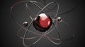 Core Spark: Visualizing an Atomic Particle. Generative AI Royalty Free Stock Photo