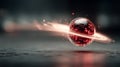 Core Spark: Visualizing an Atomic Particle. Generative AI Royalty Free Stock Photo