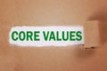 Core Values, business ethics motivational inspirational quotes Royalty Free Stock Photo