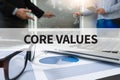 CORE VALUES Royalty Free Stock Photo