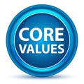 Core Values Eyeball Blue Round Button Royalty Free Stock Photo