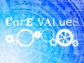 Core Values High Tech Background