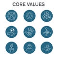 Core Values with Social Responsibility Image - Business Ethics a