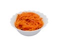 Corean carrot salad Royalty Free Stock Photo