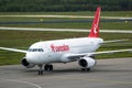 Corendon Airlines Airbus A320-231 passenger plane arriving at Eindhoven Airport. The Netherlands - October 12, 2019