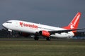 Corendon plane taking off from runway