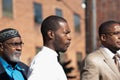 Corey Long with Jeroyd Greene and Malik Zulu Shabazz Arrest at Charlottesville District Court Royalty Free Stock Photo