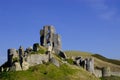 Corfe Castle Royalty Free Stock Photo