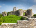 Corfe Castle Dorset England Purbeck Hills Royalty Free Stock Photo
