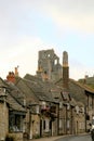 Corfe Castle, Dorset. Royalty Free Stock Photo