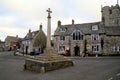 Corfe Castle village, Dorset. Royalty Free Stock Photo