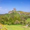 Corfe Castle Royalty Free Stock Photo