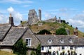 Corfe, England:Corfe Castle & Greyhound Pub