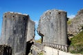 Corfe, England: Entrance to Corfe Castle Royalty Free Stock Photo
