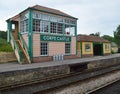 Corfe Station Signal Box, Dorset UK Royalty Free Stock Photo