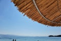 Corfu or kerkyra and ipsos beach summer holidays resort in greee Royalty Free Stock Photo