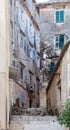 Corfu alley Royalty Free Stock Photo