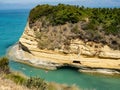 Corfu the beach of the canal d`amour