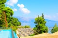 Corfu Beach Resort, Greece Royalty Free Stock Photo