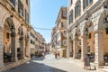 Nikiforou Theotoki St in Corfu, Greece