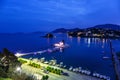 Corfu Greece Vlachernon Vlacherna church evening Aegean sea Kanoni travel traveling