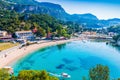 Corfu, Greece. View of Paleokastritsa beach, Corfu, Greece.