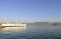 Corfu harbour 2 way ferries