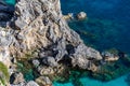 Corfu Island Coast Greece Royalty Free Stock Photo