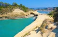 Corfu Island, Greece. The Channel of Love, Canal d`amour in Sida
