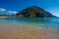 View of the beautiful Palaiokastritsa bay, iconic paradise beach,.Corfu island, Greece Royalty Free Stock Photo