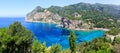 Corfu island and Ionian sea Royalty Free Stock Photo